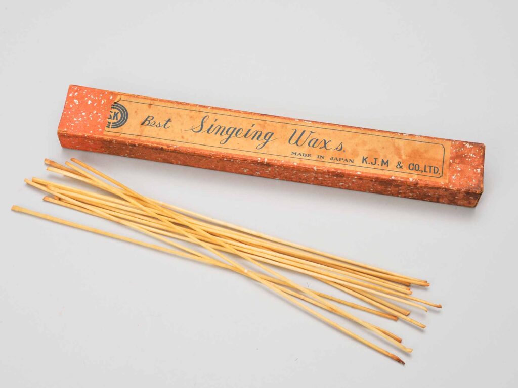 シンジング用ワックス（大正）野本高良氏（東京）寄贈