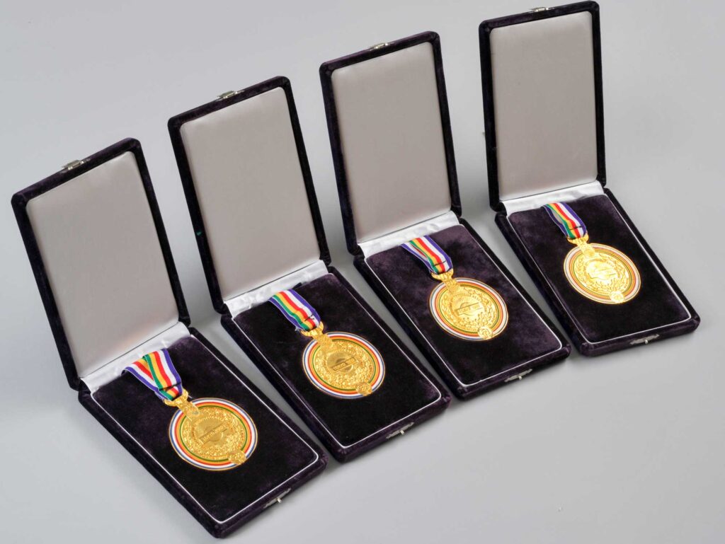 1992年世界大会理容部門金メダル（レプリカ）