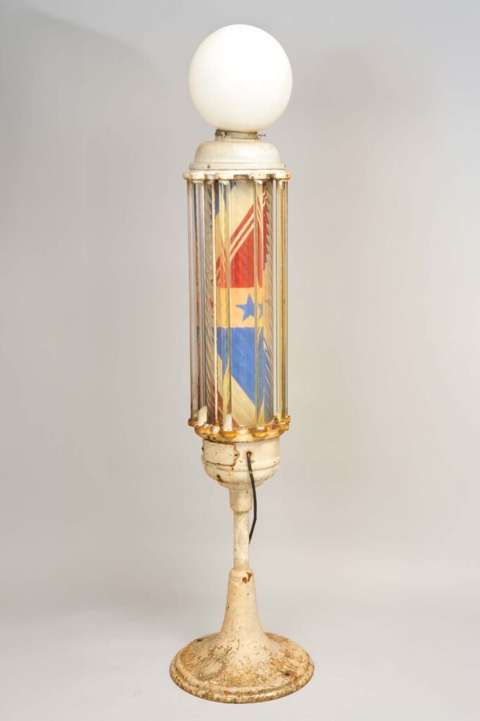 スタンド式サインポール（昭和）大野孝次郎氏（東京）寄贈