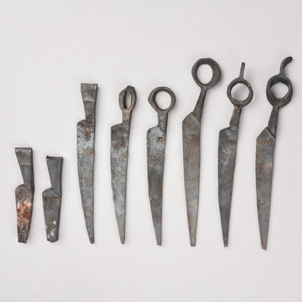 調髪鋏 製作過程標本 松村重貴智氏（東京）寄贈